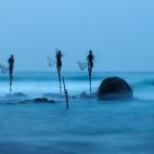 Pesca tradicional en Sri Lanka 2012 National Geographic Photography Contest