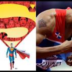 El dominicano Félix Sánchez, oro en 400 metros vallas, dedicó su triunfo a su fallecida abuela. Luce un tatuaje en el brazo con el símbolo de Superman.