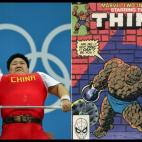 Es increíble el esfuerzo de estos deportistas, como la china Zhou Lulu, oro olímpico y récord mundial en 75 kilos. Levantó de 333 kilos.