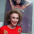 Helen Gurley Brown en 1990 en la sede de la revista en Nueva York