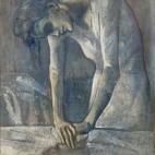 Woman Ironing (La repasseuse) Bateau-Lavoir, Paris, spring 1904 Oil on canvas, 116.2 x 73 cm Solomon R. Guggenheim Museum, New York, Thannhauser Collection, Gift, Justin K. Thannhauser © 2012 Estate of Pablo Picasso/Artists Rights Society (ARS)...