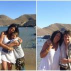 " Sin complejos! Con mis dos chavalotes! :)", dice Mónica de esta doble foto con sus hijos. https://twitter.com/MonicaBarcelona/ https://twitter.com/MonicaBarcelona/