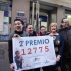La propietaria de la administración de lotería nº3 de la calle Cerrajeros de Granada, que ha vendido el segundo premio