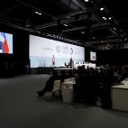 El presidente del Gobierno español, Pedro Sánchez durante su intervención en la ceremonia de apertura de la 25 Conferencia de las Partes del Convenio Marco de Naciones Unidas sobre Cambio Climático (COP).