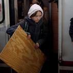 Greta Thunberg llega a Madrid tras un viaje en tren de 10 horas desde Lisboa