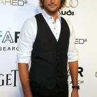 Canada's model Gabriel Aubry arrives at the amfAR�s Inspiration Gala Los Angeles to benefit the Foundation�s AIDS research programs at the Chateau Marmont in Hollywood, California, on October 27, 2010.  AFP PHOTO / GABRIEL BOUYS (Photo credi...