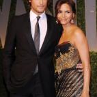 FILE - In this Feb. 22, 2009 file photo, actress Halle berry, right, and Gabriel Aubry arrive at the Vanity Fair Oscar party in West Hollywood, Calif. (AP Photo/Evan Agostini, file)