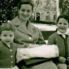 Rajoy con su madre y su hermana Mercedes