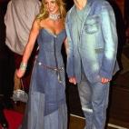 Con su novio de entonces, Justin Timberlake, en los premios American Music Awards.