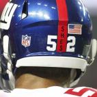 Spencer Paysinger, jugador de los New York Giants, también lleva las siglas en honor a la escuela Sandy Hook.