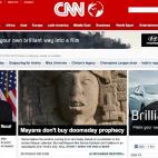 Hasta la CNN, en su edición digital, trata el tema y abre su parte central con el supuesto fin del mundo. "Los mayas no compran la profecía del fin del mundo".