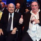 Depardieu con Blatter