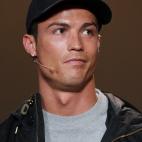 Ronaldo, durante la rueda de prensa