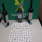 10.000 botellas de vino tinto con entre 200 y 300 gramos de cocaína.
