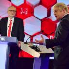 Durante el debate del 6 de diciembre en la BBC con Boris Johnson.