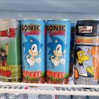 Bebidas energéticas de Sonic o Los Simpsons.