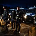 Polic&iacute;a francesa vigila la frontera con Espa&ntilde;a