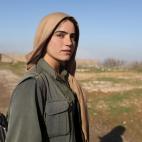 Marzo de 2015. Una miliciana del PKK, fotografiada en Sinjar (Irak).