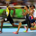 Agosto de 2016. El jamaicano Usain Bolt sonr&iacute;e mientras compite en los 100 metros lisos en los Juegos Ol&iacute;mpicos de R&iacute;o 2016.