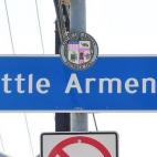 El barrio conocido como "Pequeña Armenia" en Los Ángeles, EEUU. La de esta ciudad norteamericana es una de las mayores poblaciones de descendientes de armenios expulsados de sus casas en 1915.
