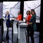 Las cinco participantes, durante el debate