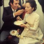 En su boda con Julio Iglesias el 29 de enero de 1971