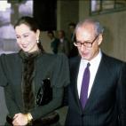 En su boda con Miguel Boyer, en 1988