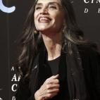 Ángela Molina a su llegada a la tradicional Fiesta de los nominados de los Premios Goya que se celebró el lunes en los Teatros del Canal