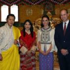 Con los reyes de Bután