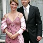 En la coronación de Haakon de Noruega en junio de 2006.