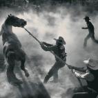 Foto: Feria anual de caballos en Miles City, Montana Fotógrafo: George Burgin Categoría: Estados Unidos