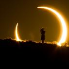 Foto: Eclipse anular solar el 20 de mayo de 2012, en Albuquerque (EEUU) Fotógrafo: Colleen Pinski Categoría: Naturaleza