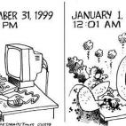 Igual que ahora se habla del fin del mundo el 21 de diciembre, a finales de los 90 se temía el efecto 2000 por fallos informáticos.