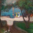 Munch convirtió a la mujer en el centro de su universo pictórico, en el que refleja el triunfo femenino. "La suya es la época de Carmen, donde el hombre empieza a ser la imagen perdedora. Aparece el hombre oscuro, derrotado y las mujeres como...