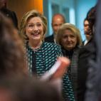 NEW YORK, NY - MARCH 07: Former United States Secretary of State Hillary Clinton arrives at the event 'Equality for Women is Progress for All' at the United Nations on March 7, 2014 in New York City. The event was part of the United Nations Int...