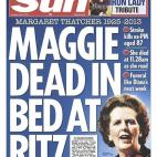 "Maggie muere en una cama del Ritz"