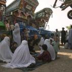 Refugiados afganos en Pakistán.