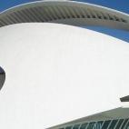 Obra de Santiago Calatrava y con un coste de más de 400 millones de euros, es uno de los emblemas de la Ciudad de las Artes y de las Ciencias. La capa exterior del edificio está desconchada.