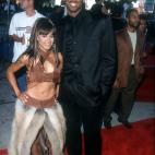 Lisa "Left Eye" Lopes and Kobe Bryant at the 1999 Source Hip Hop Awards at the Pantages Theater August 18, 1999. Lopes was killed in a car crash in the Honduras April 25, 2002. (Photo by SGranitz/WireImage)