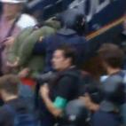 Un manifestante detenido
