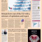Financial Times: "Los brit&aacute;nicos dicen adi&oacute;s con una mezcla de optimismo y arrepentimiento"
