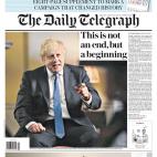 The Daily Telegraph: "Este es el fin, pero tambi&eacute;n el principio".