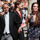 El exjugador del Real Madrid Roberto Carlos y su pareja, Mariana Luccon.