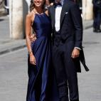El futbolista &Aacute;lvaro Morata y su mujer, Alice Campello.