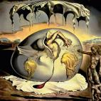 Dalí realizó esta pintura en 1943, cuando ya se había exiliado a Nueva York. Se cree que trata de representar el posicionamiento de EEUU como nueva potencia mundial.