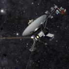 Esta imagen artística difundida por la NASA muestra la sonda Voyager 1 desplazándose en el espacio. La agencia espacial anunció el jueves 12 de septiembre de 2013 que la Voyager 1 se convirtió en la primera nave en ingresar al espacio intere...