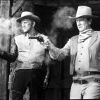Con John Wayne en 'Ataque al carro blindado'