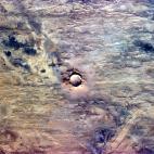 "Earth has a bellybutton! My guess is that this perfect African circle is a meteor impact crater."