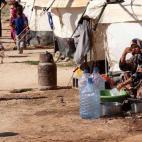 Un campo de refugiados en Irak