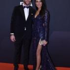 El jugador del Real Madrid Sergio Ramos y la presentadora y actriz Pilar Rubio